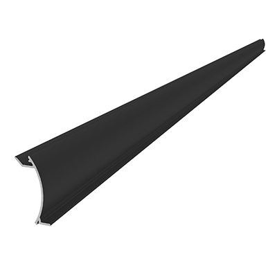 InsertionRail 2.0 Cover 35, 3.65 m schwarz