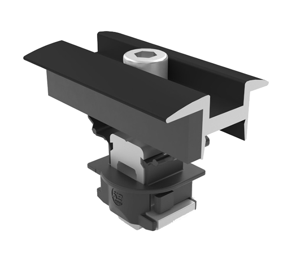 WallPV FacadeClamp MC Set 25-40 schwarz